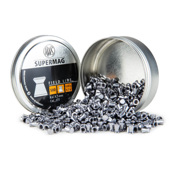 RWS SUPERMAG .177 Airgun Pellets 500 Count Tin : Umarex USA | Umarex USA