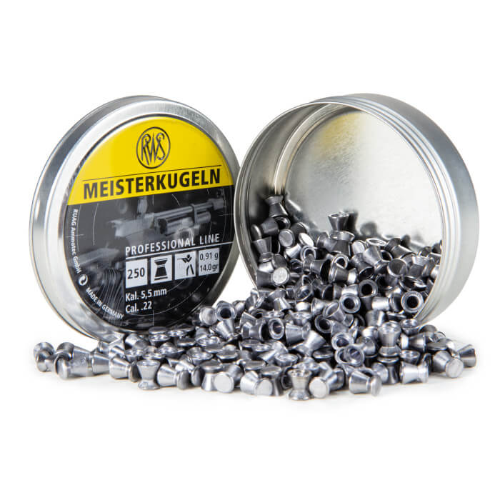 RWS MEISTERKUGELN PRO .22 AIRGUN PELLET 250 COUNT TIN : UMAREX AIRGUNS ...