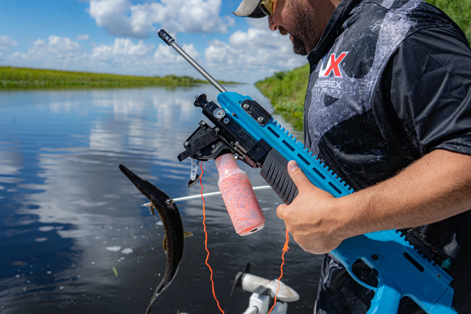 Umarex FISHR with a fish on the arrow Corey Brossman